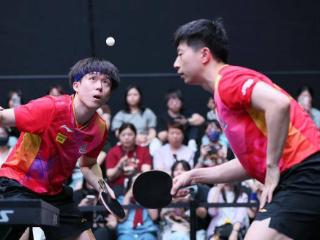 国乒王楚钦携手马龙3-0晋级WTT沙特大满贯男双决赛