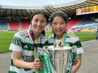 中国女足第一个欧洲联赛冠军：沈梦雨沈梦露率凯尔特人夺冠！