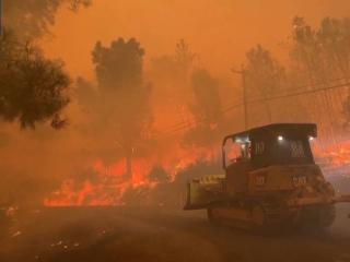 美国加州三县因山火进入紧急状态