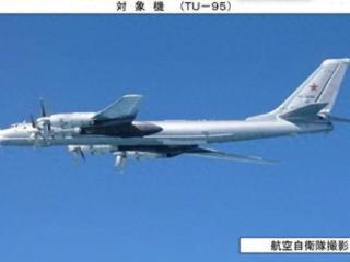 俄日空中对峙，1天内，图95轰炸机3次逼近日本，日方战机紧急升空