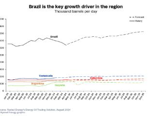 Rystad Energy：南美洲引领全球原油供应增长