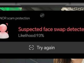 荣耀：开发出全球首个基于设备端 AI 换脸反诈检测技术