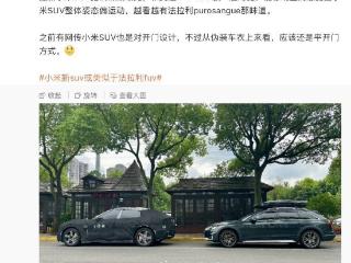 小米 SUV 路试伪装车型谍照曝光：溜背式低趴风格