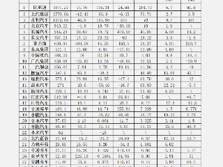 2024车企中报：中国30家上市车企净利润之和377亿元 仅为丰田1/3