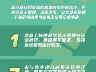 提醒周知！体验网红游乐项目要注意这些