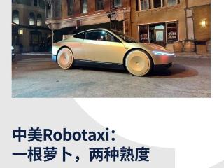 中美Robotaxi：一根萝卜，两种熟度