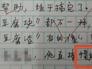 杭州五年级小学生的一篇作文，让语文老师沉默了，“哈哈哈哈哈哈，笑死”