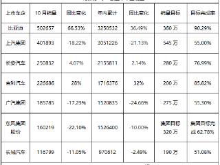 7家上市车企或仅2家达成年度KPI 2025年车企还敢“吹牛”？