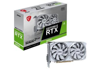 微星推出白色版万图师 RTX 3050 显卡：8GB 显存、128bit 位宽