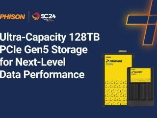 群联将展示 Pascari D205V：PCIe Gen5 128TB 数据中心级 SSD