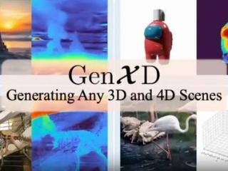 突破次元壁！新加坡国立发布GenXD：拿捏真实感3D、4D动态场景