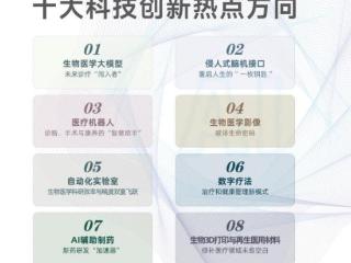 2024医工交叉十大创新热点方向发布，生物医学大模型第一