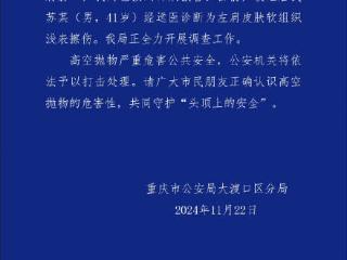 遭天降菜刀砸中肩膀男子发声：监控被树枝挡住，找物业反映“被怼”