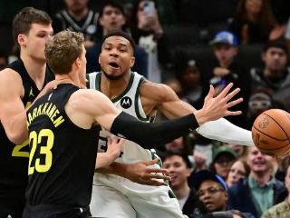 今日NBA战报：雄鹿终于赢了，字母哥利指导合砍 65分终结六连败