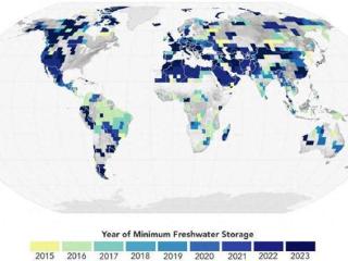 NASA 揭示全球淡水减少的惊人现象