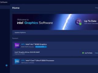 Intel Graphics亮相 一体化控制中心将取代Arc Control