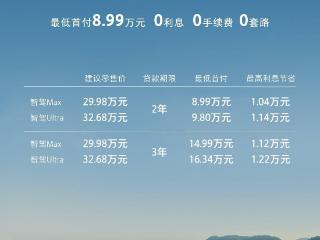 魏牌全新蓝山推出 2/3 年 0 息购车方案，最低首付 8.99 万元