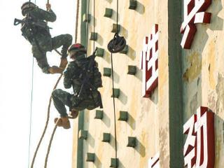 现场直击！武警官兵多课目训练