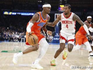 NBA杯半决赛：火箭斗雷霆！锋线大闸出战成疑，阿门+伊森可救场